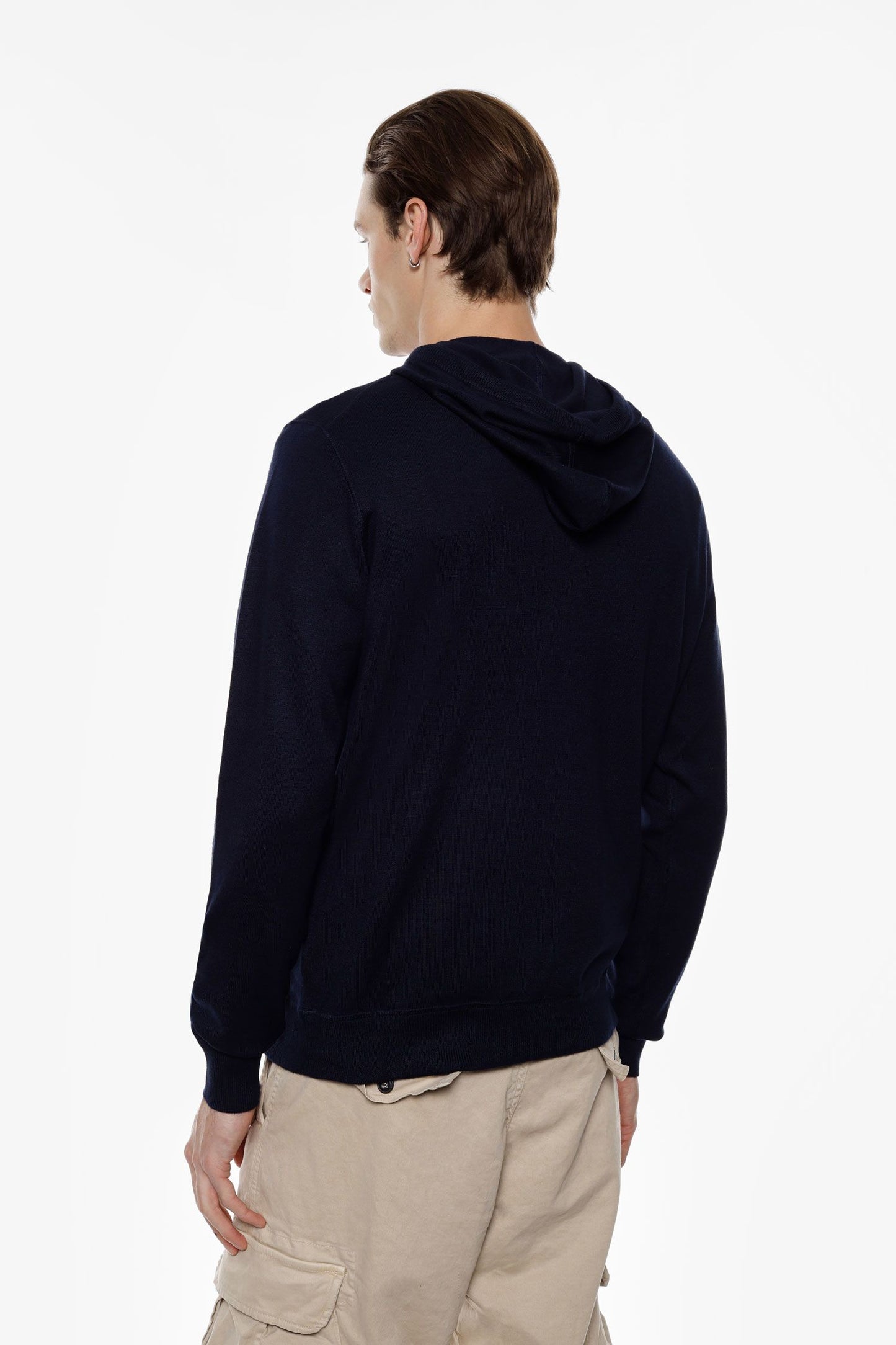 CAMISOLA DE MALHA COM CAPUZ