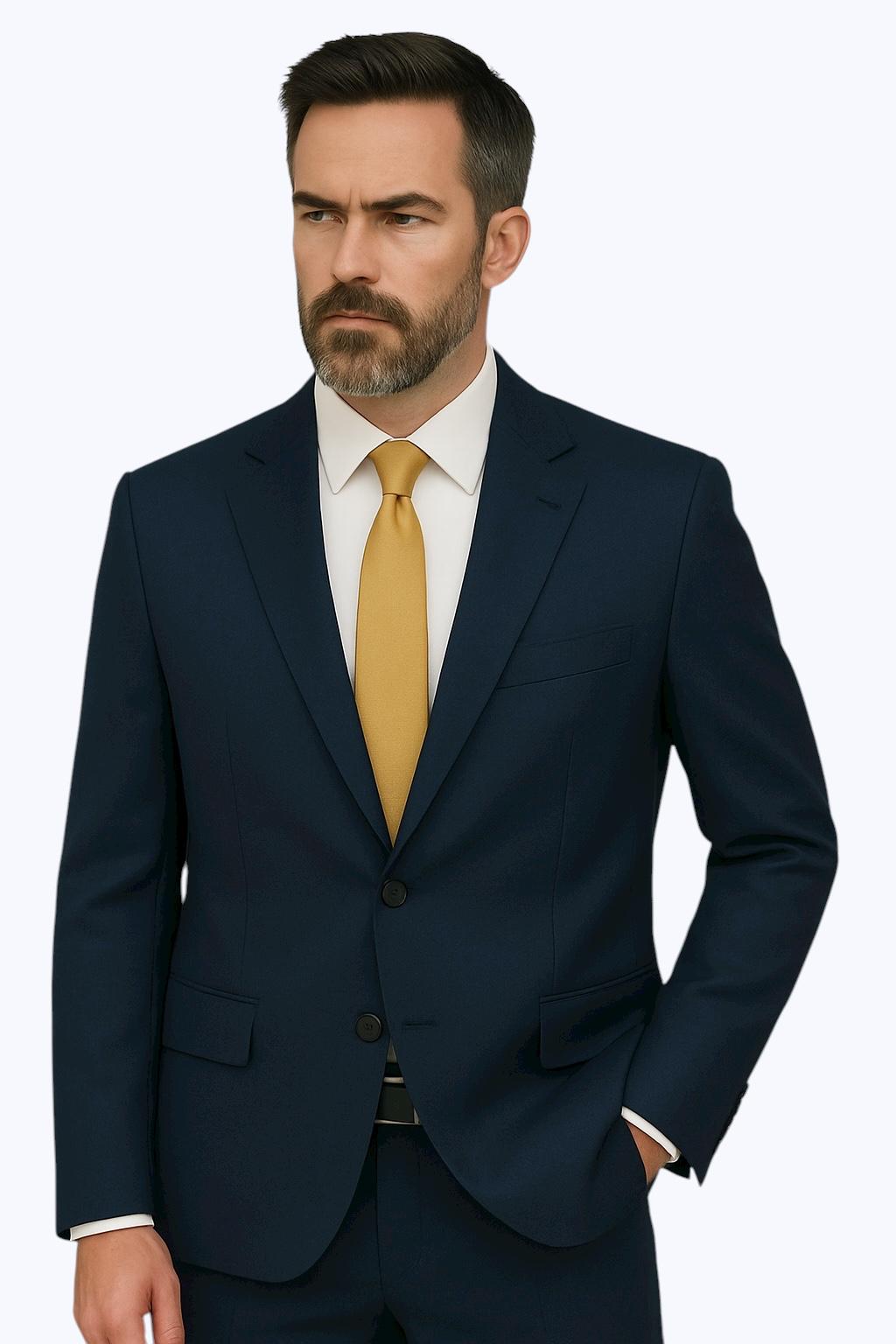 GRAVATA LISA DOURADA