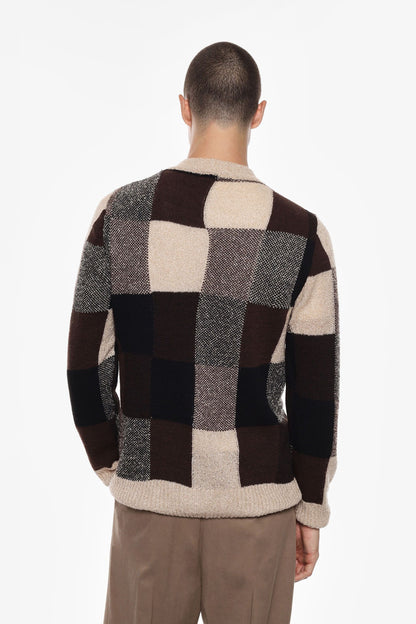 CASACO DE MALHA ESTAMPADO