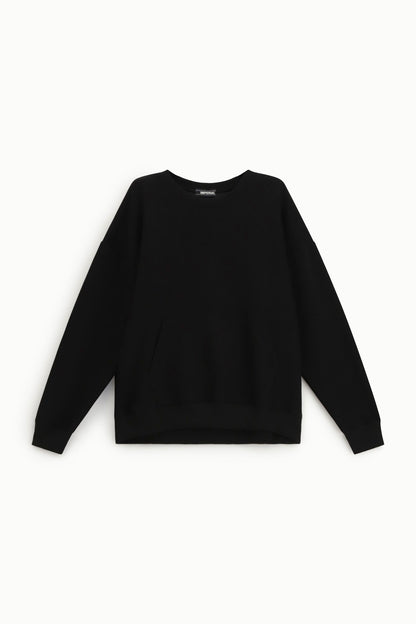 CAMISOLA DE FELPA COM BOLSO