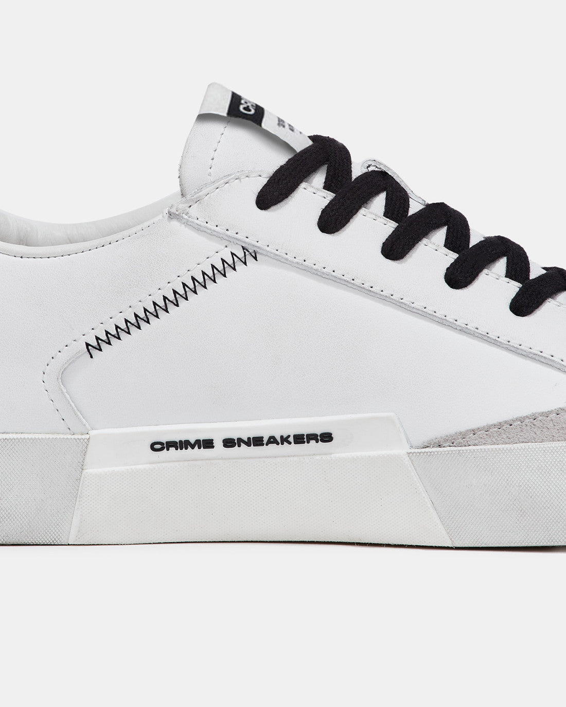 TÉNIS DISTRESSED WHITE-BLACK